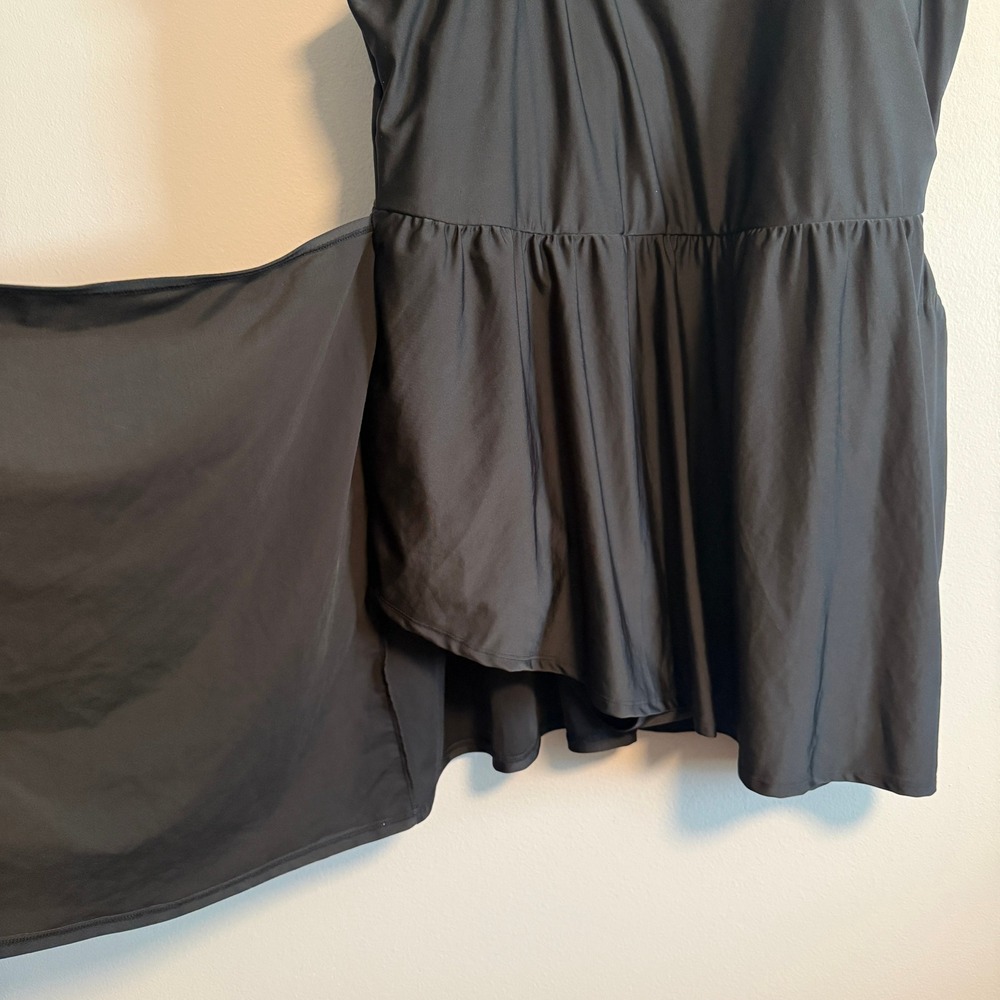 Old Navy Black Side Tie Swim Dress One Piece NWOT Size 3X - Picture 8 of 13